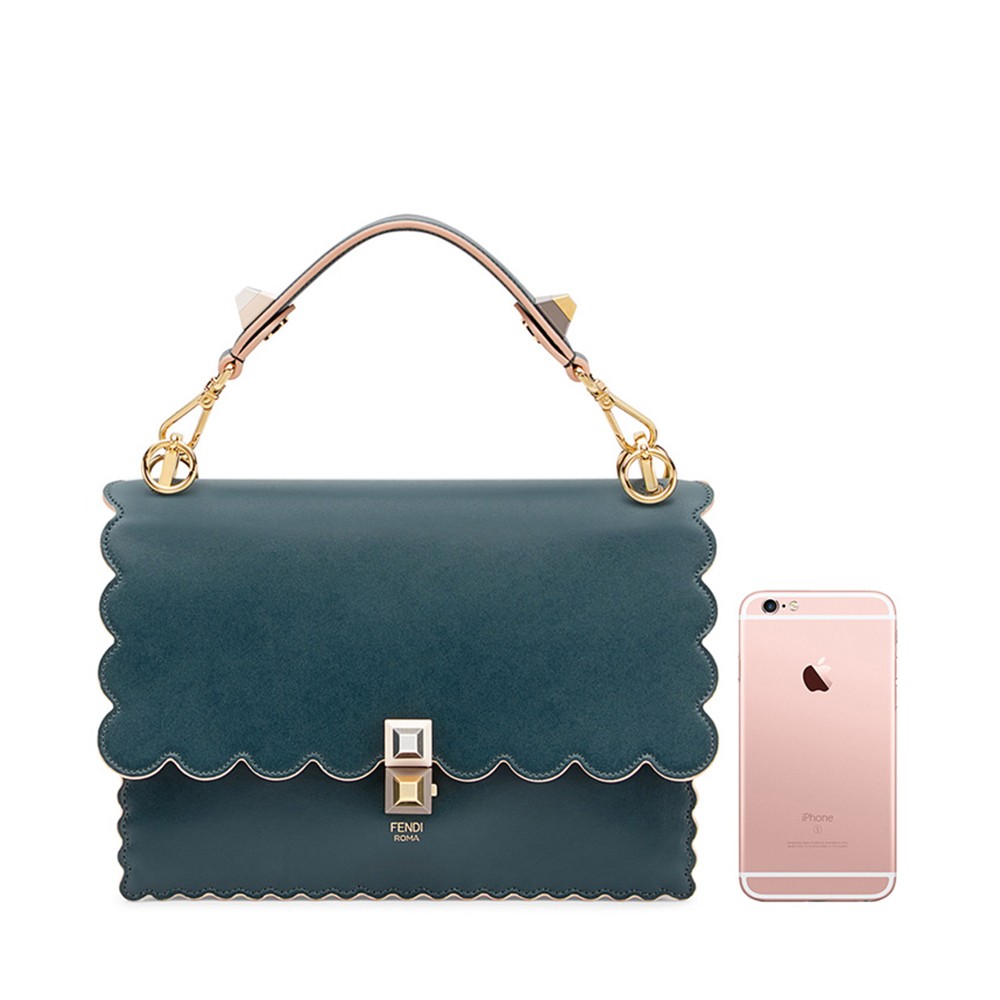 FENDI バッグ Fendi Light Pink Leather Kan I Shoulder Bag 8BT283 | Yoogi's