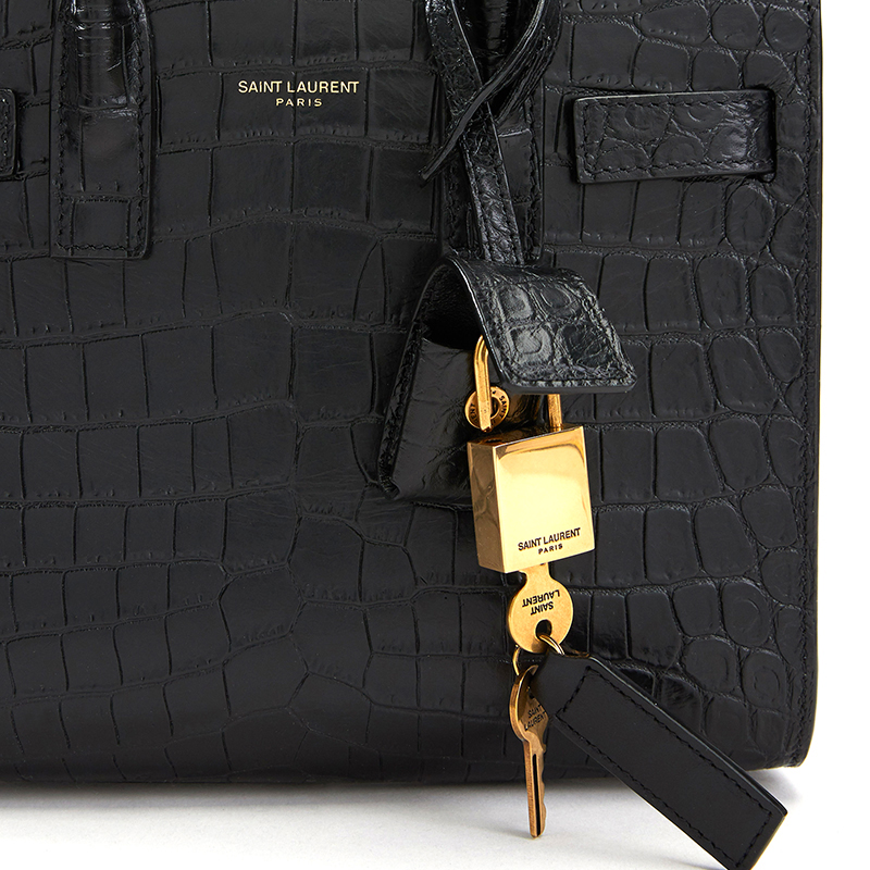 ハンドバッグ Saint Laurent HAND BAG (801437AAEAX 1000) 国内発】サンローラン TOY レザー ハンドバッグ (Saint Laurent
