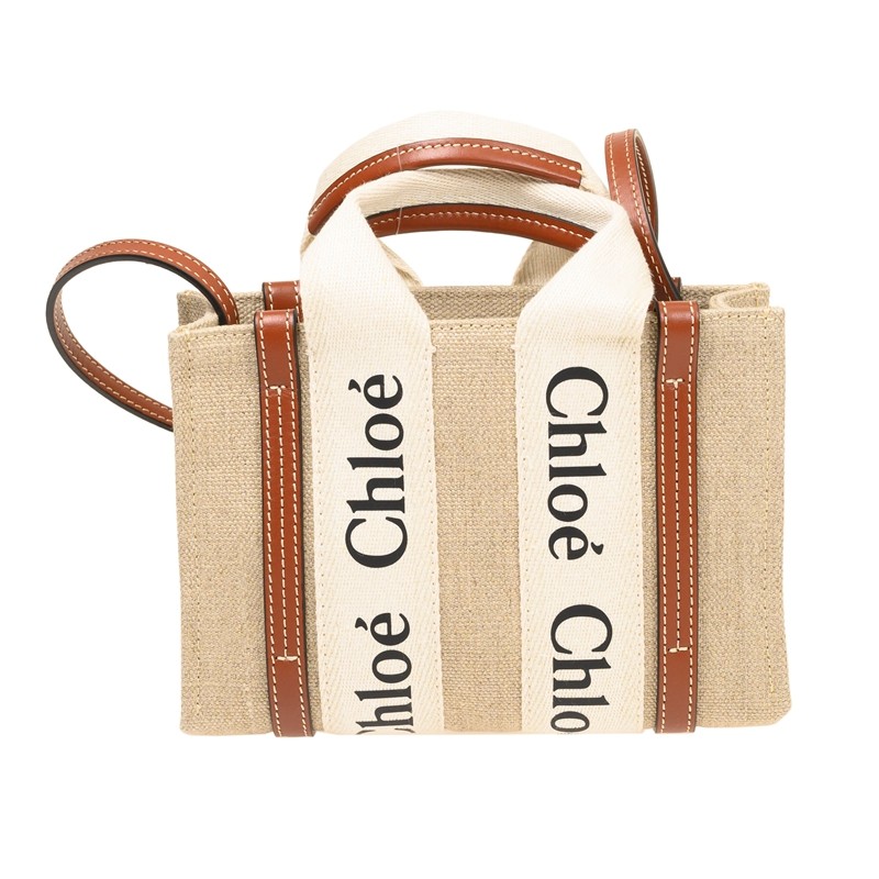 【Chloe】WOODY BAG◆CHC24UP237L17 Mini woody tote bag Chloé Beige | Grifo210