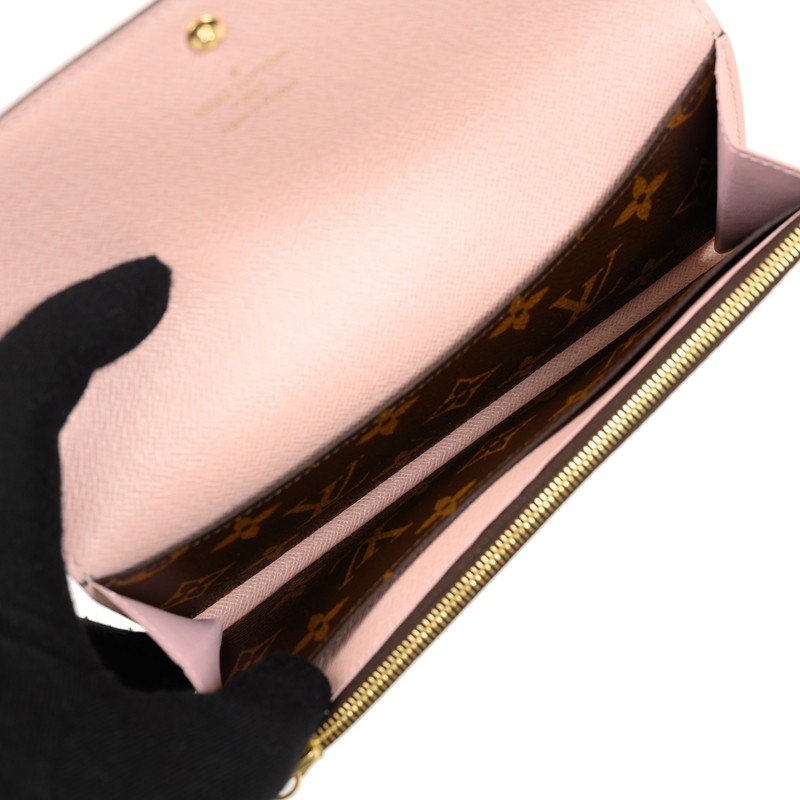 NEW LOUIS VUITTON WALLETS EMILIE M61289 LONG BUTTON WALLET