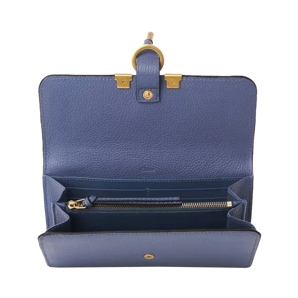 全新 CHLOE 蔻依 银包 CHC22AP673 I31 4D8 长身啪钮款银包 - 名人站