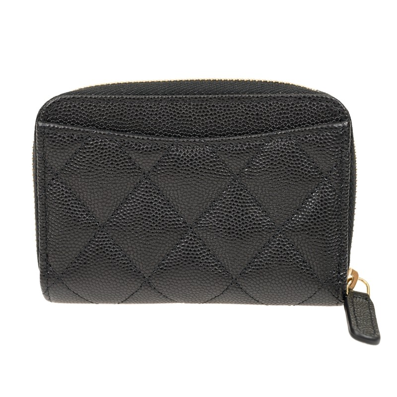小物 CHANEL Zipped Coin Purse AP3082 Black 3356360-large.webp?w=3840