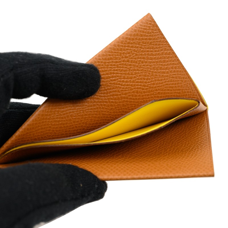 NEW HERMES WALLETS H SELLIER CARD HOLDER 37/9N EPSOM CARD HOLDER