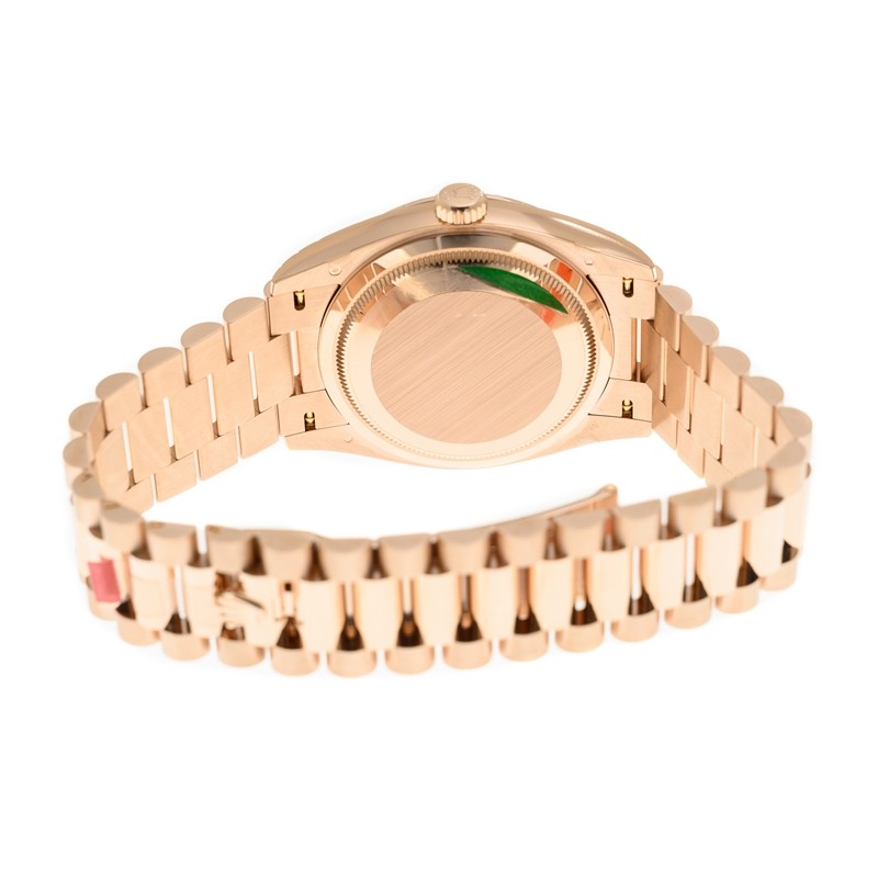 NEW ROLEX DAY-DATE 128235-0041 EISENKIESEL