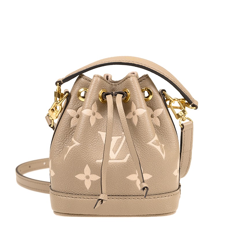 【ルイヴィトン・Louis Vuitton 】Nano Noe Bag M46291 Nano Noé Bicolor Monogram Empreinte Leather - Women - Small