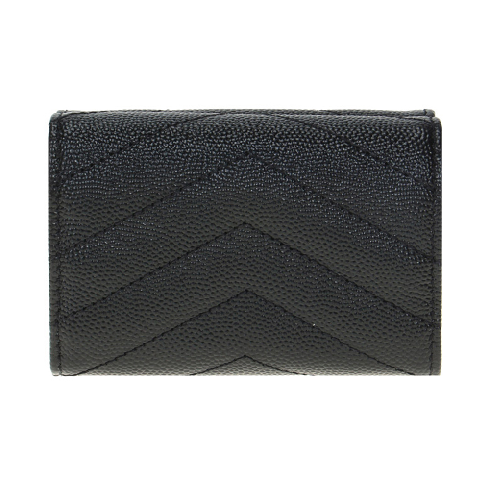 全新YSL / SAINT LAURENT 圣罗兰银包668274 BOWA1 1000 短身啪钮