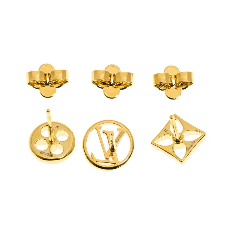 【SALE】LOUIS VUITTON/CRAZY IN LOCK EARRINGS SET/3点1set Louis Vuitton Crazy in Lock Earring set and 2022 Agenda