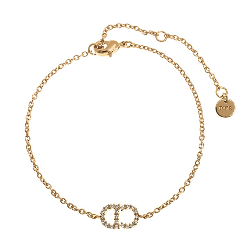 NEW DIOR CLAIR D LUNE BRACELET B0845CDLCY D301 METAL GOLD NEW DIOR CLAIR D LUNE BRACELET B0845CDLCY D301 METAL GOLD