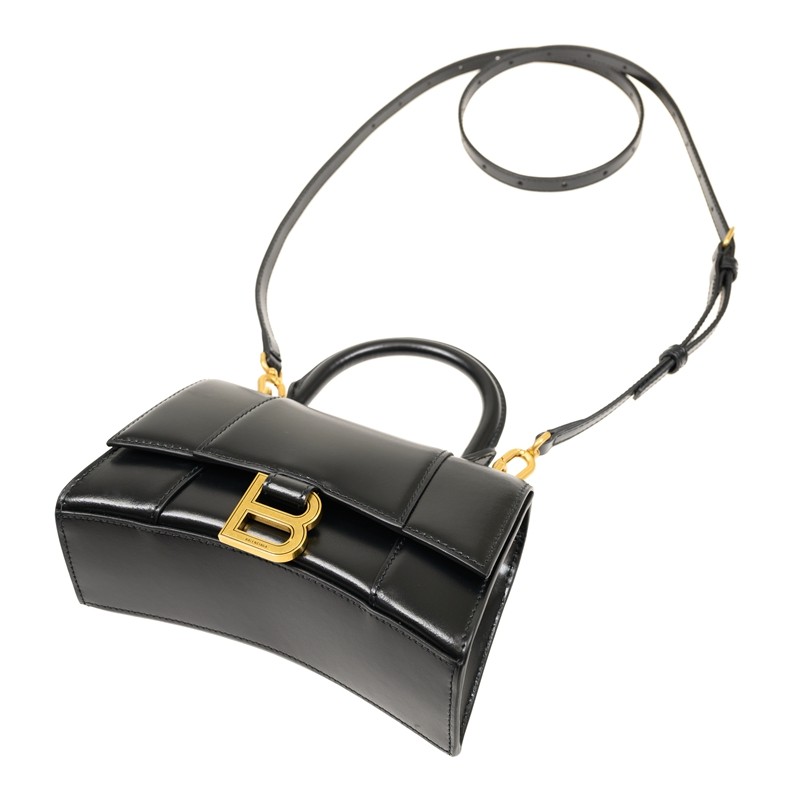 ハンドバッグ BALENCIAGA HAND BAG (5928331QJ4M 1000) ホワイト の ウィメンズ Hourglass ハンドバッグ XS ライン