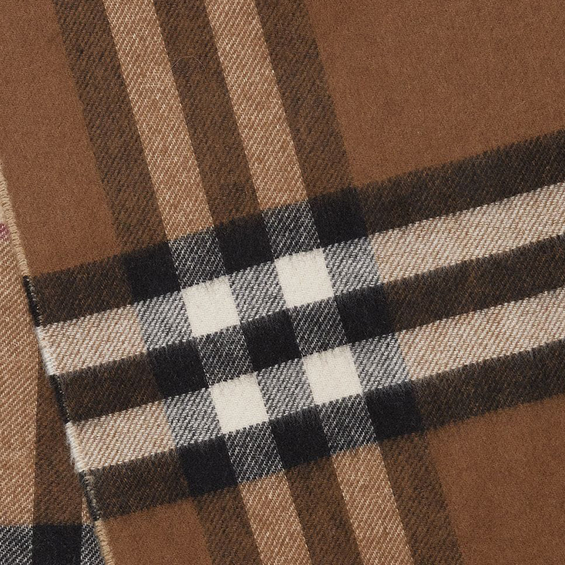 NEW BURBERRY SCARFS 8045329 CASHMERE BROWN