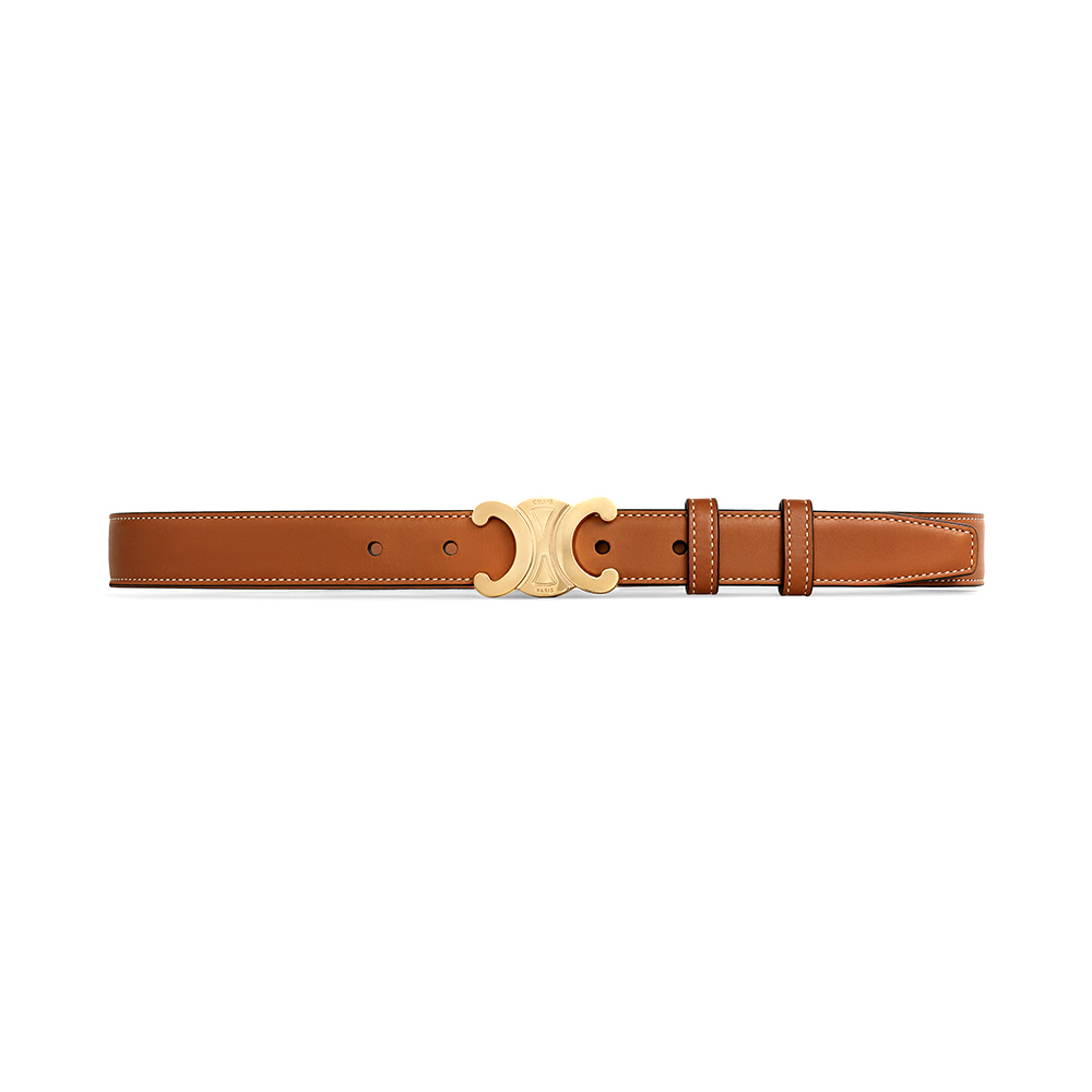 CELINE ベルト 45ak9-3a78-04lu NEW CELINE BELTS 45AK9 3A78 04LU CALFSKIN 80CM