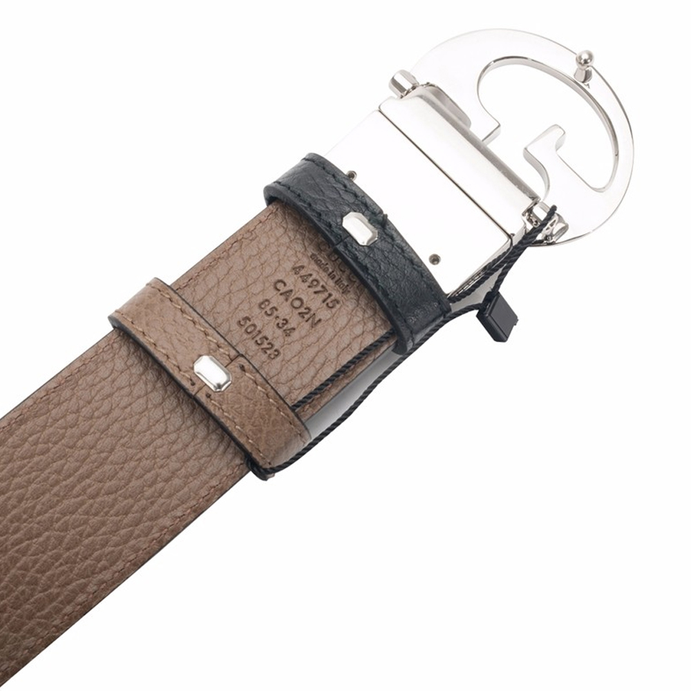 全新GUCCI 古驰皮带449715 CAO2N 1093 皮革100CM