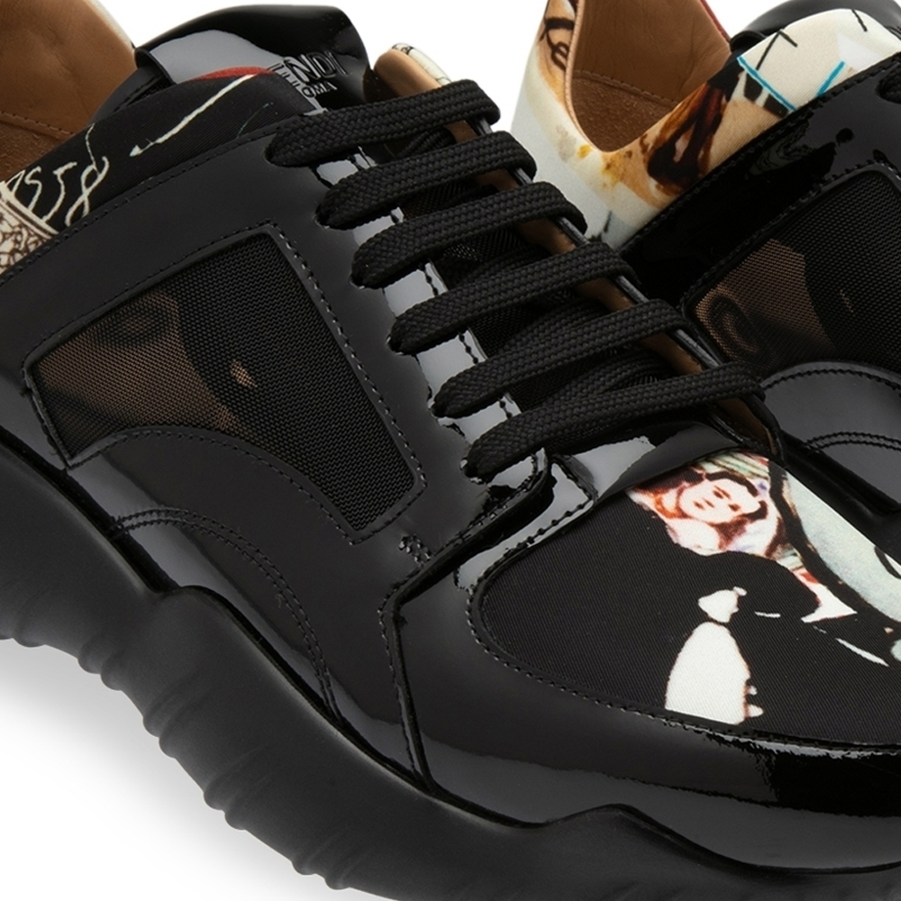【ほぼ未使用】FENDI ニット スニーカー エアーソール 黒 28cm KEEN/キーン WK400 ウォーキング スニーカー 円形ソール 軽量