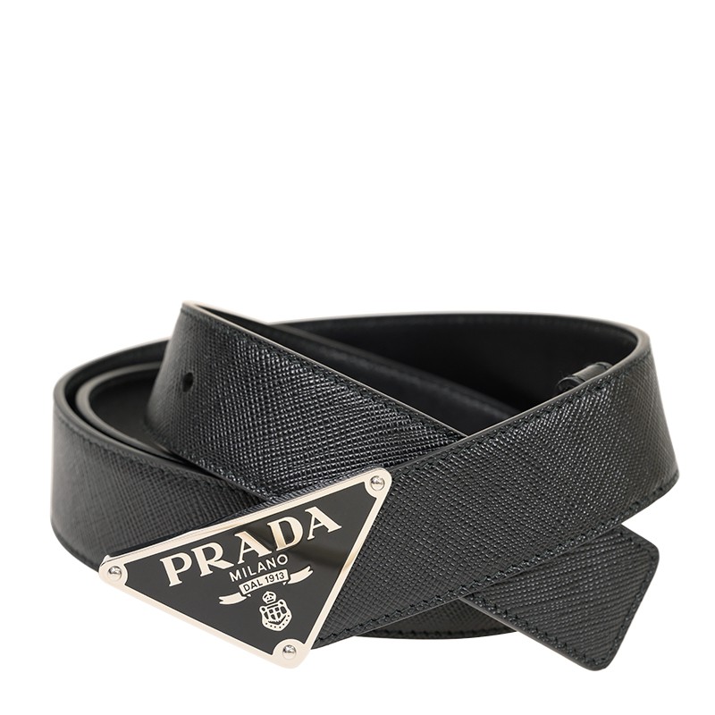 NEW PRADA BELTS 2CM217 053 F0002 LEATHER 95CM