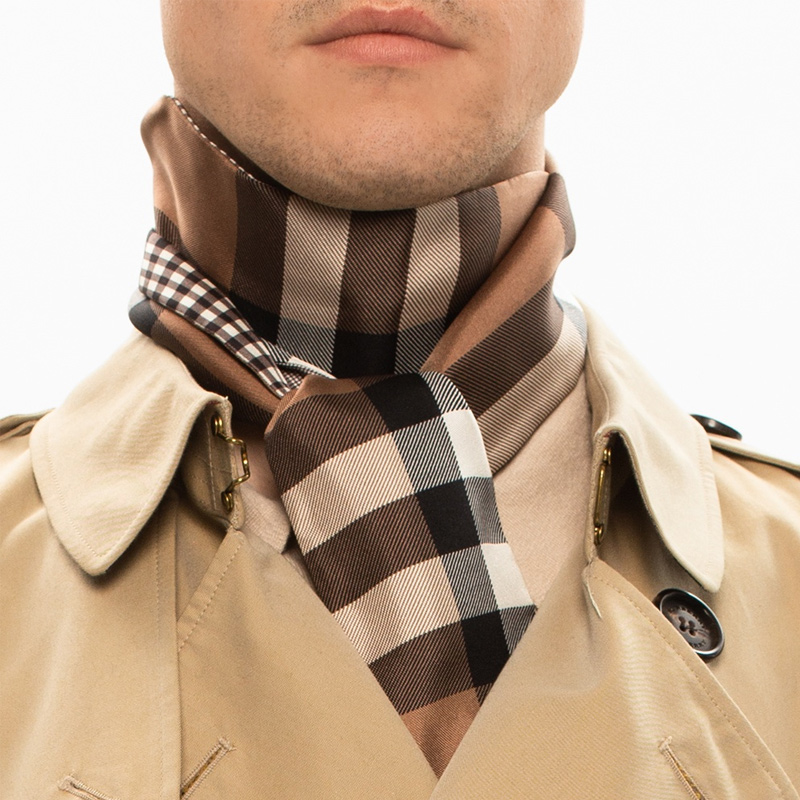 バーバリー スカーフ BURBERRY バーバリー SCARF LOGO 140×140 カラー3色 8009797