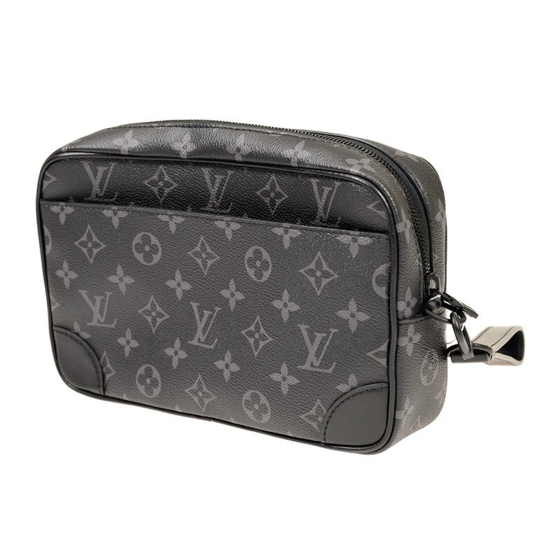 NEW LOUIS VUITTON BAGS POCHETTE KASAI M82076 CLUTCH BAG MONOGRAM