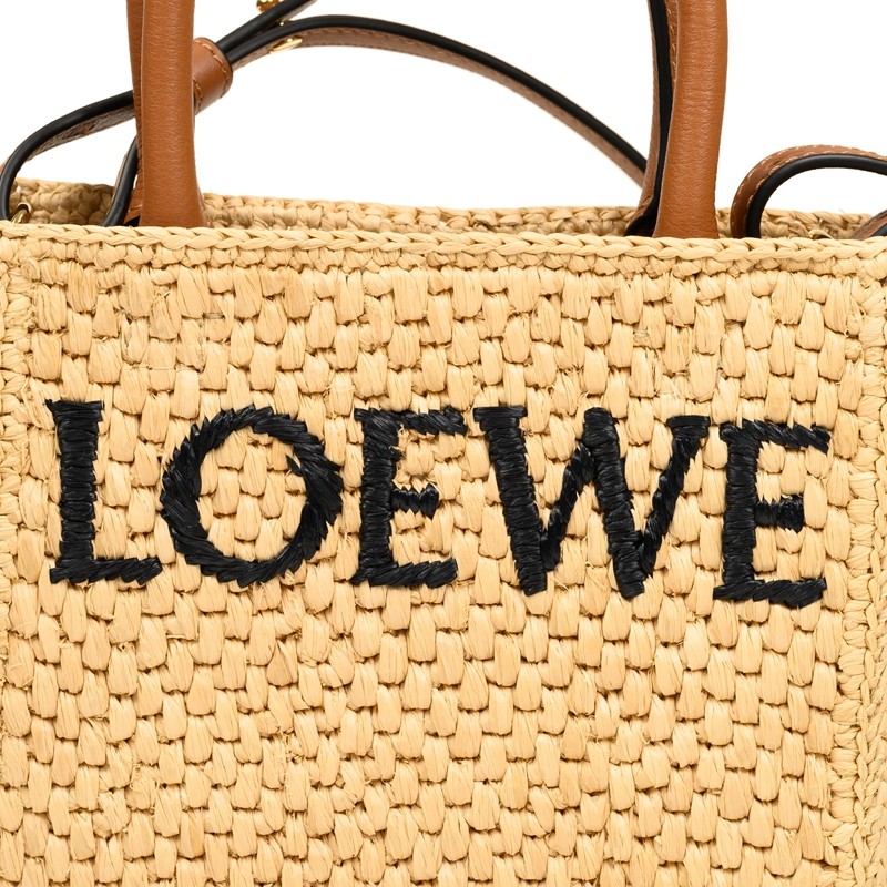 Loewe ロエベ スタンダード A5 トートバッグ ラフィア - ショルダーバッグ