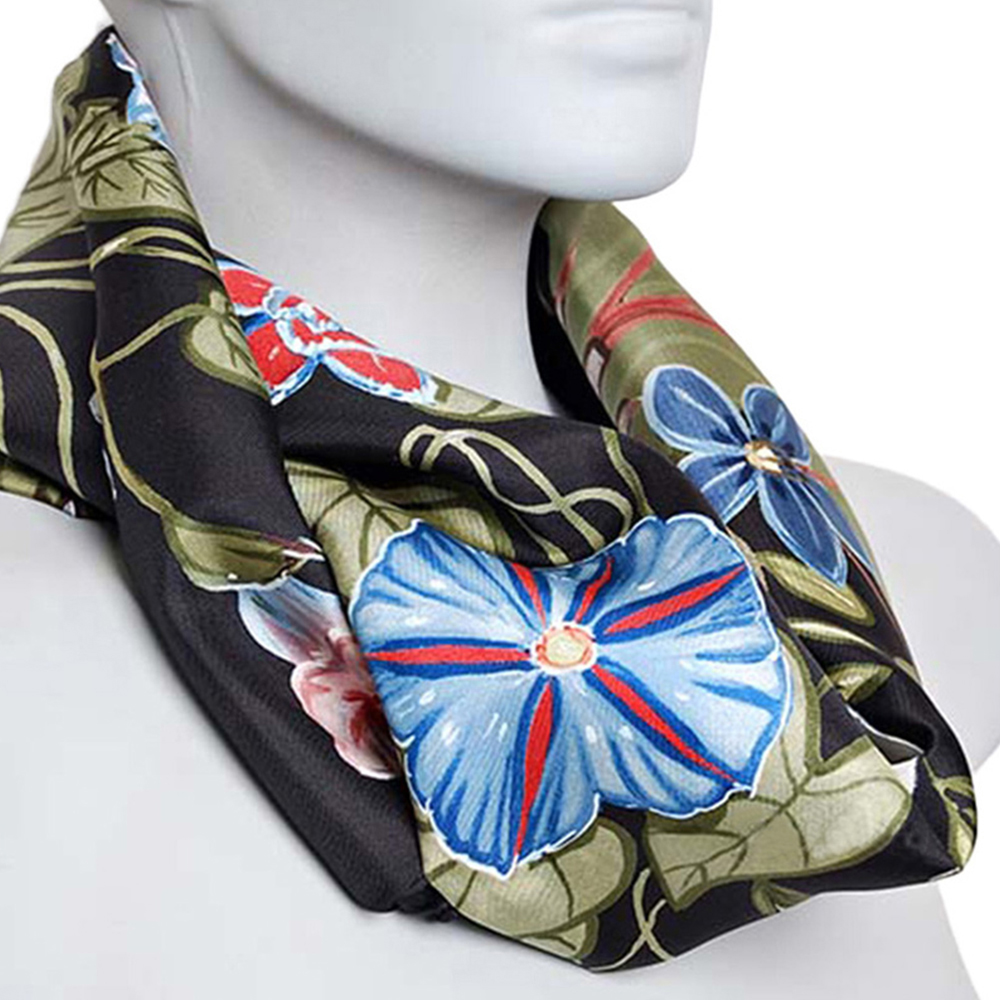 GUCCI スカーフ NEW GUCCI SCARFS 371443 3G001 1000 SILK BLACK