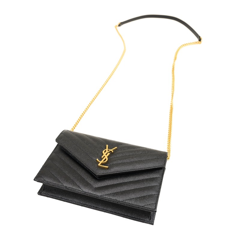 バッグ・カバンその他 Saint Laurent 742920 BOW01 SAINT LAURENT サンローラン 財布 チェーンウォレット