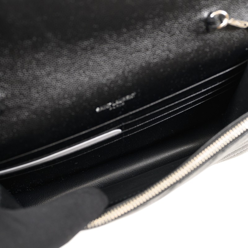 NEW YSL SAINT LAURENT BAGS 742920 BOW02 1000 SHOULDER BAG