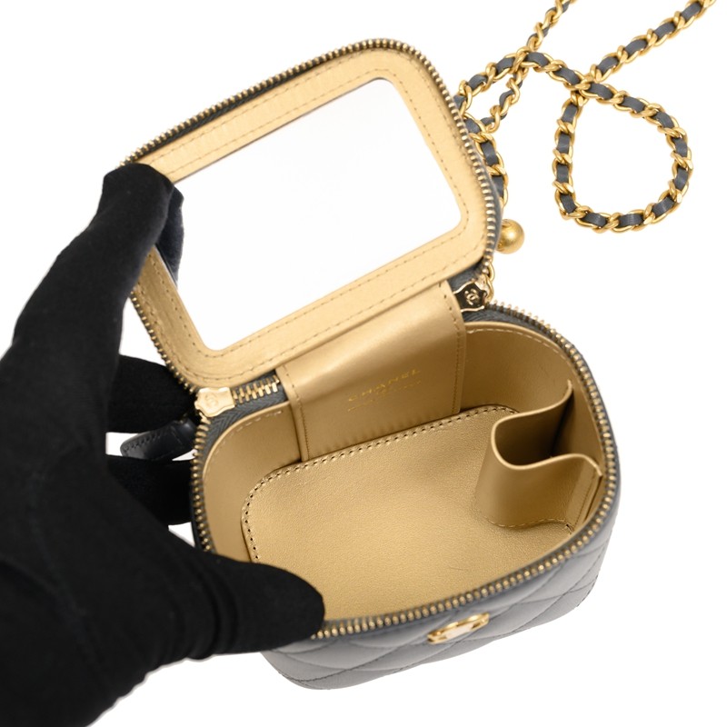 【新品】CHANEL 手袋 全新CHANEL 香奈兒手袋AP1447 金扣單肩包/斜挎包