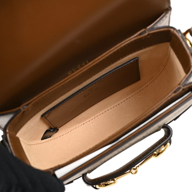 NEW GUCCI HORSEBIT 1955 MINI ROUNDED BAG 760191 92TCG 8563