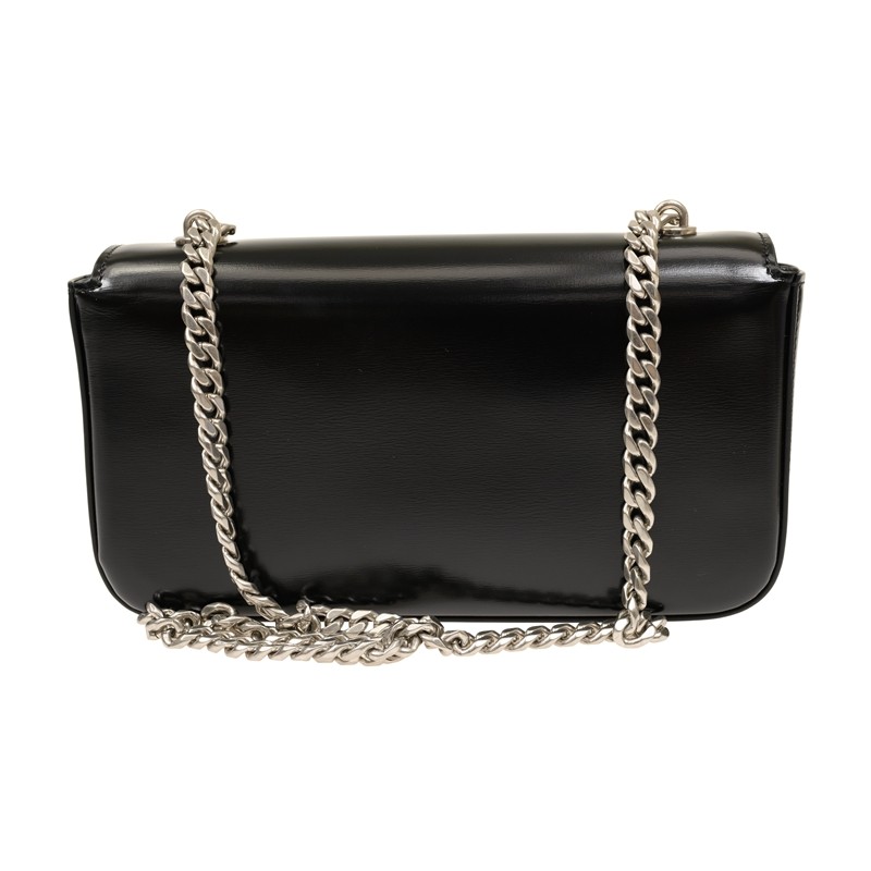 NEW CELINE CHAIN SHOULDER BAG CLAUDE IN SHINY CALFSKIN