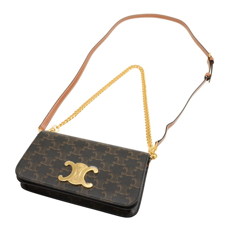 CELINE｜CROSSBAGS (10L972DQB 04LU) NEW CELINE BAGS TRIOMPHE 10L97 2DQB 04LU SHOULDER BAG