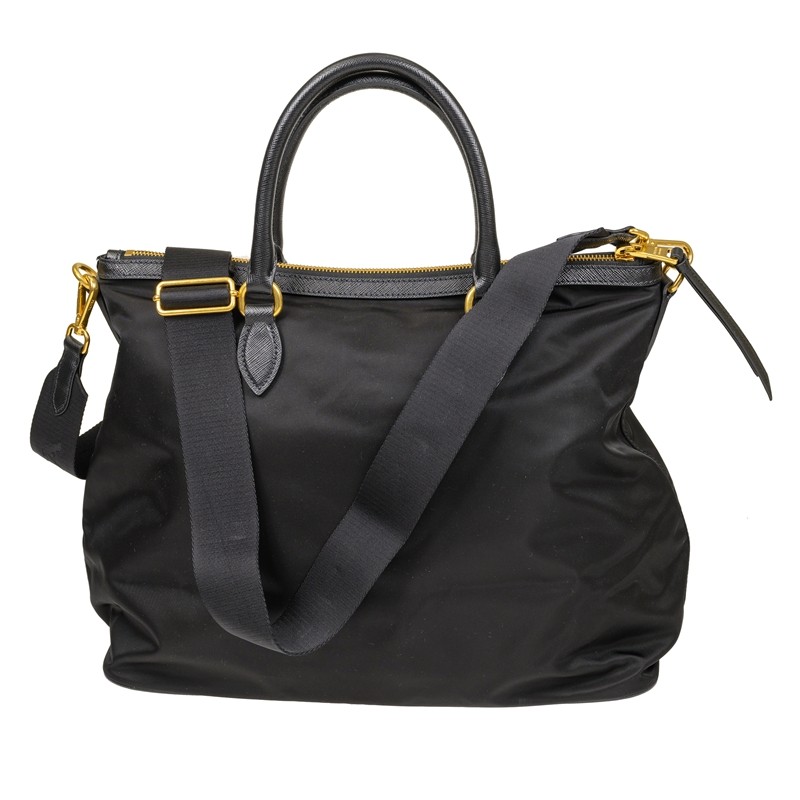【セール】PRADA ストラップ付き ナイロン トート 1BC060 org.jpg