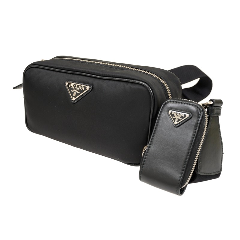 セール★PRADA★2VH144 PRADA プラダ アウトレット TESSUTO SAFFIANO ナイロン×レザー