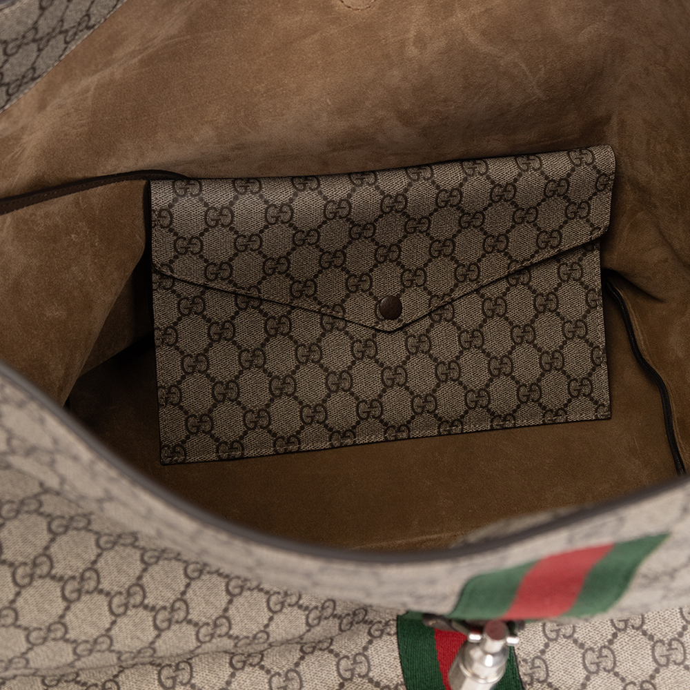 ショルダーバッグ GUCCI FW23 'Jackie 1961' shoulder bag (758684FACIP 8747) Gucci - Jackie 1961 GG supreme fabric shoulder bag Beige