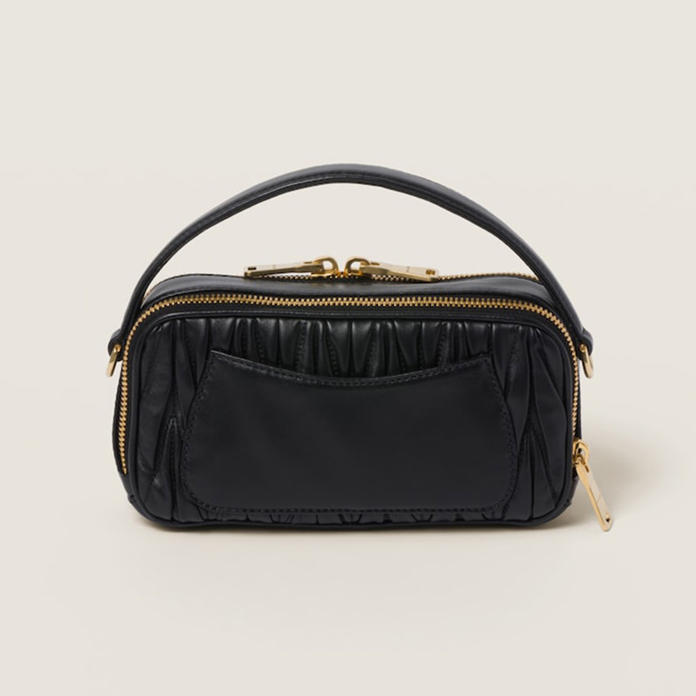 NEW MIU MIU BAGS 5BH229 N88 F0002 HANDBAG