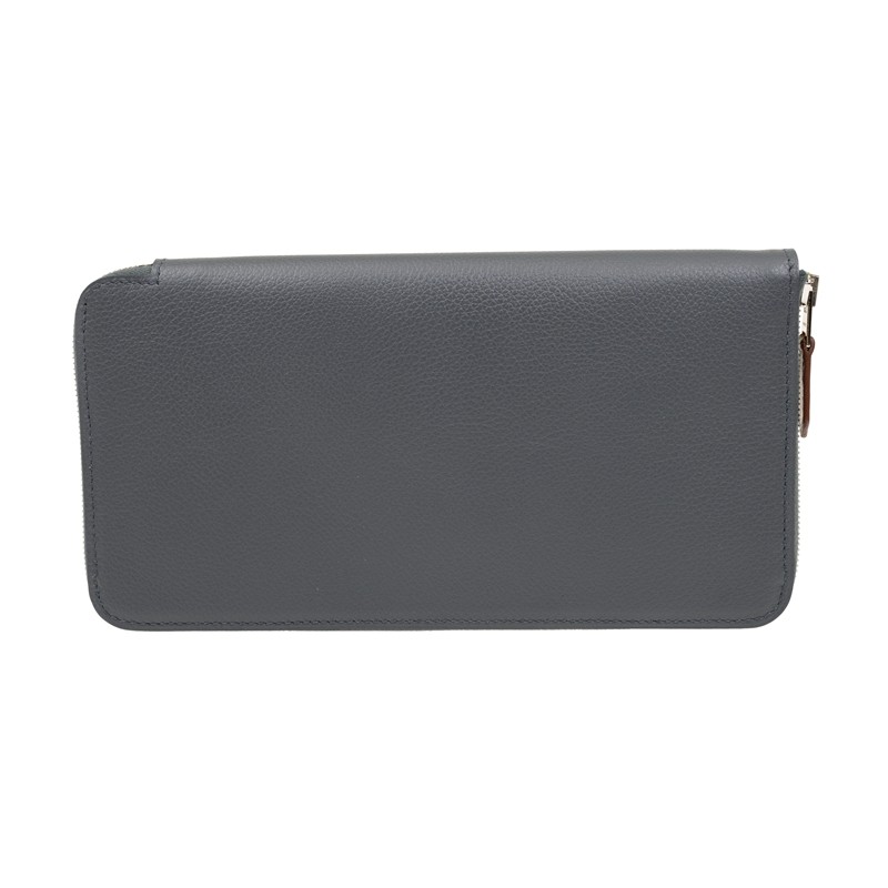 NEW HERMES WALLETS SILK-IN H0 GRIS MISTY EVERCOLOR (ORN#1